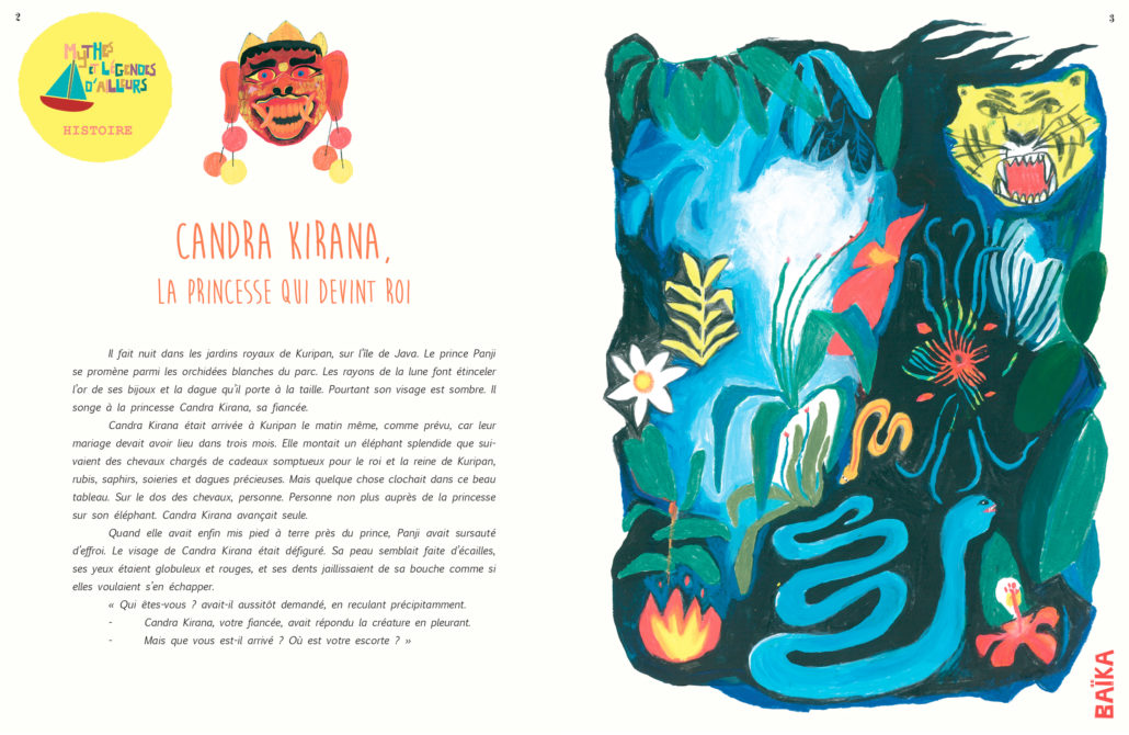 Extrait du Baïka Magazine 15 sur les mythes et légendes charlotte_lemaire_candra_kiran