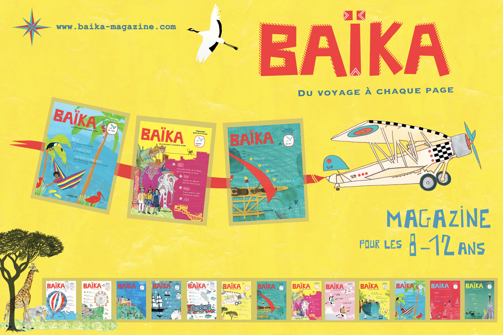 Baïka Magazine, banderole web voyage
