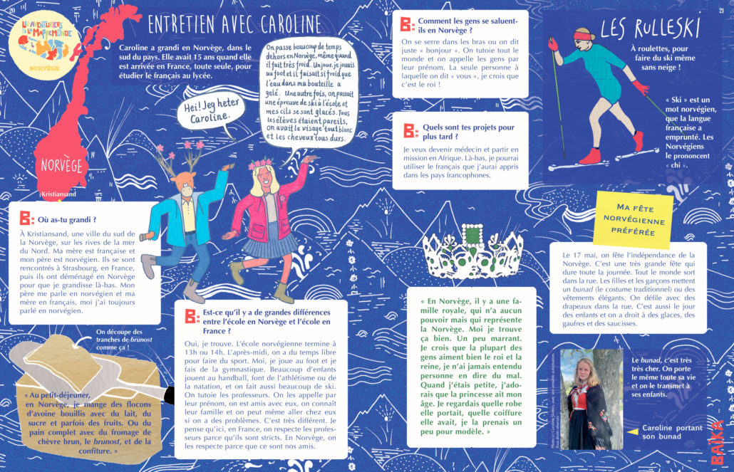 Baïka magazine extrait du numéro Norvège