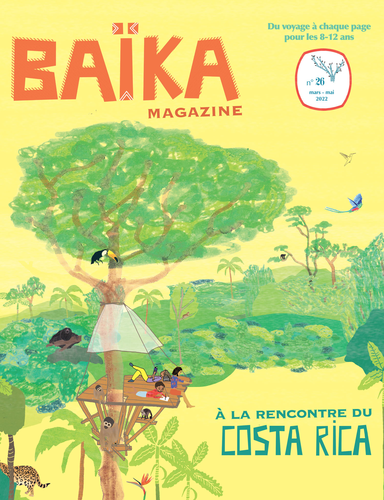 Couverture du numéro Costa Rica du magazine Baïka