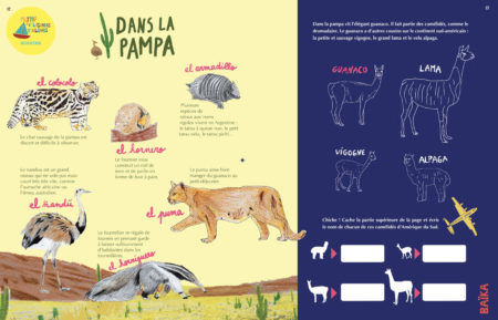 Les animaux de la pampa